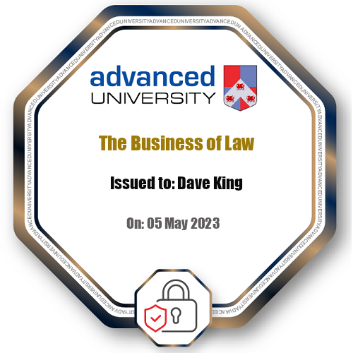 The Business of Law - Dave King